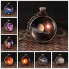 Charmante Nebula Ketting Galaxy Space Glas Cabochon Hanger Zonnestelsel Sieraden Ruimte Universe Ketting Milky Way Sieraden G1206