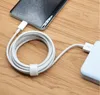 White PowerLine cables 2A Micro USB Type-C to USB 3ft 10ft 6ft Fast Charging cable with retail