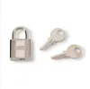 H 1 Lock 2 Keys Bag Parts Replacement For Designer Handbag Purse Duffle Luggage Stainless Metal Alloy Padlock #161 Polished Shine Golden & Silvery 2 Color Style