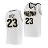 Jaden Ivey College Basketball Jersey costura preto branco qualquer nome Número Tamanho S-4xl Jerseys de qualidade superior