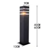 Thrisdar Outdoor Garden Pathway Lawn Light E27 Villa Patio Pillar Lamp Aluminum Landscape Park Street Bollard Lamps