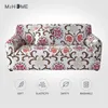 M2 elastisk tryckning soffa täcker mångfärgad vardagsrum stol hem dekoration 1/2/3/4 SEAT PET Stretch Polyester 211116