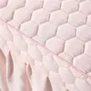 寝具セット高品質注文のロゴ4-6ピースビューティーサロンマッサージスパ使用ベッドスプレッド布団カバーベッドスカートキルトシート