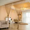 100*200cm Window Curtain Crystal Acrylic Beaded String partition Door Curtain Beads Room Divider Fringe Window Panel Drapes 2021