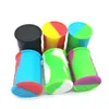 11 ml Drum Wax Oil Container Box Bag With Hang Dab Non-Stick Silicone Jar Silicon Tin Colorful Storage Containers Holder Tool Case