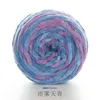 1 pc 160g multi cor artesanal fios de malha diy tecida linha de lã grossa crochet lenço macio lenço de sapato mão linha de tricô y211129