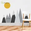 Cartoon Montagnes Sticker Mural Enfants Chambre Décoration Chambre Décor Salon Décoration Murale Décor À La Maison Maison Décoration Autocollants 210929