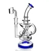 hookahs glass bongs beaker oil dab rigs egg Recycler with banger inline perc water pipes