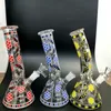 8 inç nargile nargile cam bong su borusu sigara bubbler buz yakalayıcı kase seti