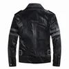 Mäns Jackor PU Läderjacka för Resident Evil 6 Game Cosplay Biohazard Motorcykel Fashion Outerwear Coat