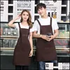 Textiles Home & Gardenchef Apron With Front Pockets Japanese Style Unisex Bib Kitchen Perfect For Diy Project Crafting Cooking Baking Bbq Ap