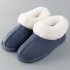 Girls Fur slippers women Winter Indoor shoes Flock Non slip 2019 New Home slipper Claquette fourrure K722