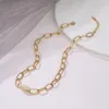 Trendy Gold Farbe Kette Halskette für Frauen Weiße Muschel Choker Halsketten Vintage Muschel Ozean Strand Boho Schmuck Geschenk