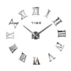 Offre spéciale 3d grand miroir acrylique horloge murale bricolage montre à quartz nature morte horloges moderne décoration de la maison salon autocollants 210310