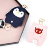 Dessin animé créatif cochon porte-clés mignon en cuir cochon voiture porte-clés femmes sac pendentif breloque décoration cadeau porte-clés en gros porte-clés G1019