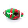 Rugby Silicone Hand Pipes Colored Tobacco Smoking Pipe dab rig oil burner smoke accessories