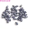 Wojiaer Faceted Water Drop Bead Crystal Beads 느슨한 DIY 보석 제작 팔찌 목걸이 액세서리 8x12mm BA302