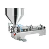 Single Head Pneumatic Liquid Filling Machine For Shampoo Cosmetic Honey Ketchup Piston Paste Filler