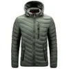 Ultraléger Hommes Vers Le Bas Marque Vêtements Casual Chaud Col À Capuche Manteaux Automne Noir Hiver Vestes PARKAS Hommes Coupe-Vent 211008