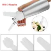 500ml N2O Dispenser tools Coffee Dessert Sauces Butter Whipper Aluminium Alloy Cream Foam Maker Cake Tool SEA SHIPPIN