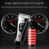 Professional electric shaver men cleaning shaver wrie wireless USB rechargeable shaving machine beard stylists finishing tool P0817