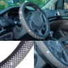 Luxury 3D Square Diamond Steering Wheel Cover fit 37.5-38cm Ultra Bling Crystal Car Van Decor Covers Auto Styling