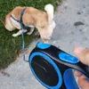 3/5 M PET-leiband voor kleine medium honden Duurzame nylon intrekbare hond wandelriem leidt automatisch uitstrekkende puppy hondenriem touw 210729