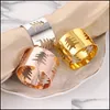 Napkin Rings Table Decoration & Accessories Kitchen, Dining Bar Home Garden Sale Ring For Christmas Holders Drop Delivery 2021 61Ga3