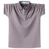 Polo uomo viola Top Business Office Uomo Camisa Masculina Cotton Badge Polo Plus Size 6XL Summer Casual Tee Shirts 210308