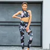 Yoga kläder Kezrea Kvinnors digitala trycknät Stitching Sports Leggings Multicolor Ladies Casual Pants Gym Women