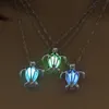 Pendant & Jewelryhollow Turtle Shape Choker Woman Luminous Glowing In Dark Pendants Necklaces Statement Women Necklace Jewelry Gift Drop Del