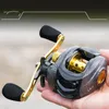 6.3:1 Baitcast Fishing Reel 13 Bearing Large Capacity Lightweight Left-handed Right-handed Bait Casting Wheel Tool T191015 176 X2