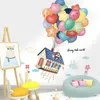 Shijuehezi Dinosaurier Tiere Wandaufkleber Diy Cartoo Ballons Wandblatt für Kinderzimmer Baby Schlafzimmer Kindergarten Home Dekoration 22913380