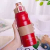 500/680ML Double Stainless Steel Insulated Bottle Water Thermos Sport Thermal Cup Coffee Tea Milk Travel Drink Mug Cycling Flask 211109