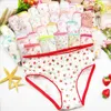 12pcs / lot Cotton Girls Briefs Biancheria intima per bambini Mutandine per bambini 2-12Y 211122