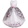 Enfants robes pour filles Satin dentelle enfant en bas âge élégant robe de soirée pour mariage enfants fille robe princesse robe robe de bal smoking Costume