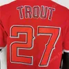 Mike Trout Jersey 2001 Grey Pinstripe Turn Back Navy White 2019 Nickname Black Fashion Golden Red Pullover Größe S-3XL