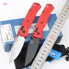 Benchmade 535 / 535s Axis Folding Kniv Mark S30V Blade Red Handle Tactical Outdoor Camping Hunting Knives Portable Self Defense Multi EDC Tool