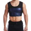 Nieuwe Mannen Zweet Hot Body Shaper Vest Afslanken Taille Trainer Buik Devet Bure Sauna Pak Fitness Shapewear T-shirt Corset Top