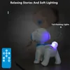スマートインテリジェントRCロボット犬のおもちゃの歌音を話すストーリーペット犬のおもちゃ音声管理犬のリモートプログラムを学ぶ