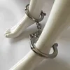 Nxy Sex Adult Toy Stainless Steel Leg Irons Chain Oval Metal Hand Ankle Cuffs for Bdsm Bondage Restraints Game Slave Toys Couple 1225