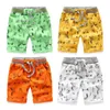 Cartoon Gedruckt Pferd Sommer Jungen Shorts Atmungsaktive Leinen 100% Baumwolle Kinder Shorts Für Mädchen 2-7 Jahre Kinder Kleidung 210308