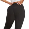 Yoga Outfits Фитнес йога брюки спортивные леггинсы женщины бегущие брюки высокие талии плотные брюки
