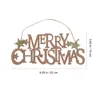 Noel Dekorasyonları 1 PC Merry Kolye Noel Mektup Kapı İşareti Ağacı Dekorasyonu