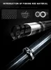 Lightweitgh Cobos Carbon Fiber Telescopic Fishing Rod Spinning Rods For Sea Saltwater & Freshwater FishingRod Kit 3.6m 4.5m 5.4m 6.3m