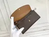 M60136 Kvinnor av hög kvalitet Klassisk kuvert-stil Long Wallet Purse Kreditkort med presentförpackning Gratis QWDFWF