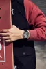 Orologi da polso top squisito orologio meccanico intagliato uomo steampunk scheletro orologi da auto-vento in pelle sport198r