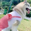 Primavera verão vestido filhote de cachorro animal de estimação para médio traje la labrador Golden Retiver grandes vestidos de cão dessfraz perro