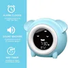 Clock Kids Children's Sleep Trainer Colorful Light Alarm with Temperature Christmas Decorations for Home 210310