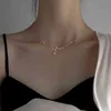 Mode hjärtslag fluktuation halsband för kvinnor cubic zirconia hjärta hängsmycke med silver färg rostfritt stål clavicle chain g1206